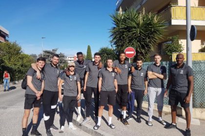 Tous les joueurs de la NM3 dans les rues de Cagnes